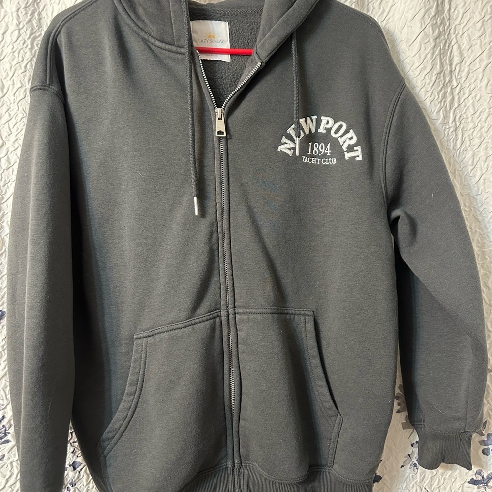 Gray Newport hoodie
